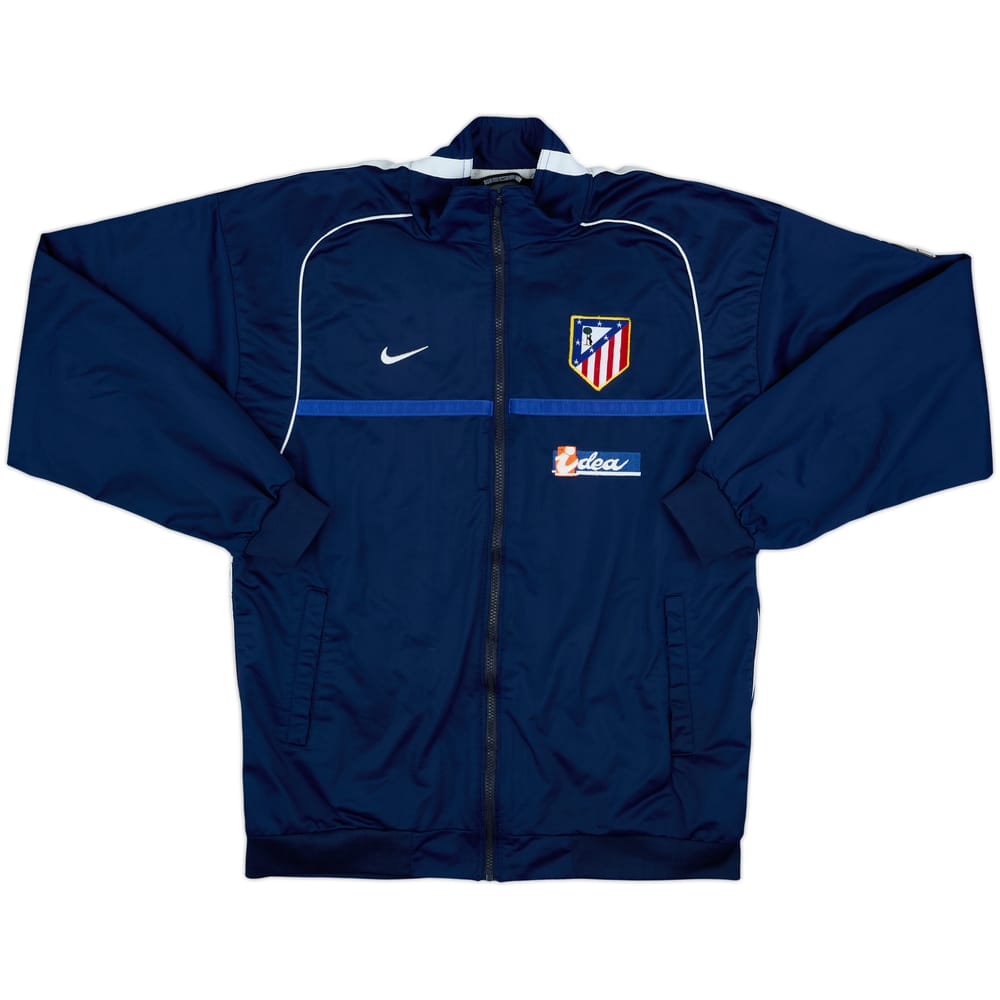 2002-03 Atletico Madrid Nike Track Jacket - 7/10 - (XL)