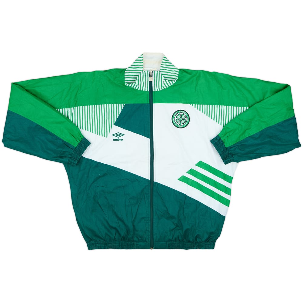 1991-92 Celtic Umbro Track Jacket - 10/10 - (L)