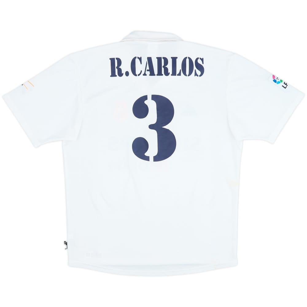 2002-03 Real Madrid Centenary Home Shirt R.Carlos #3 - 5/10 - (M)