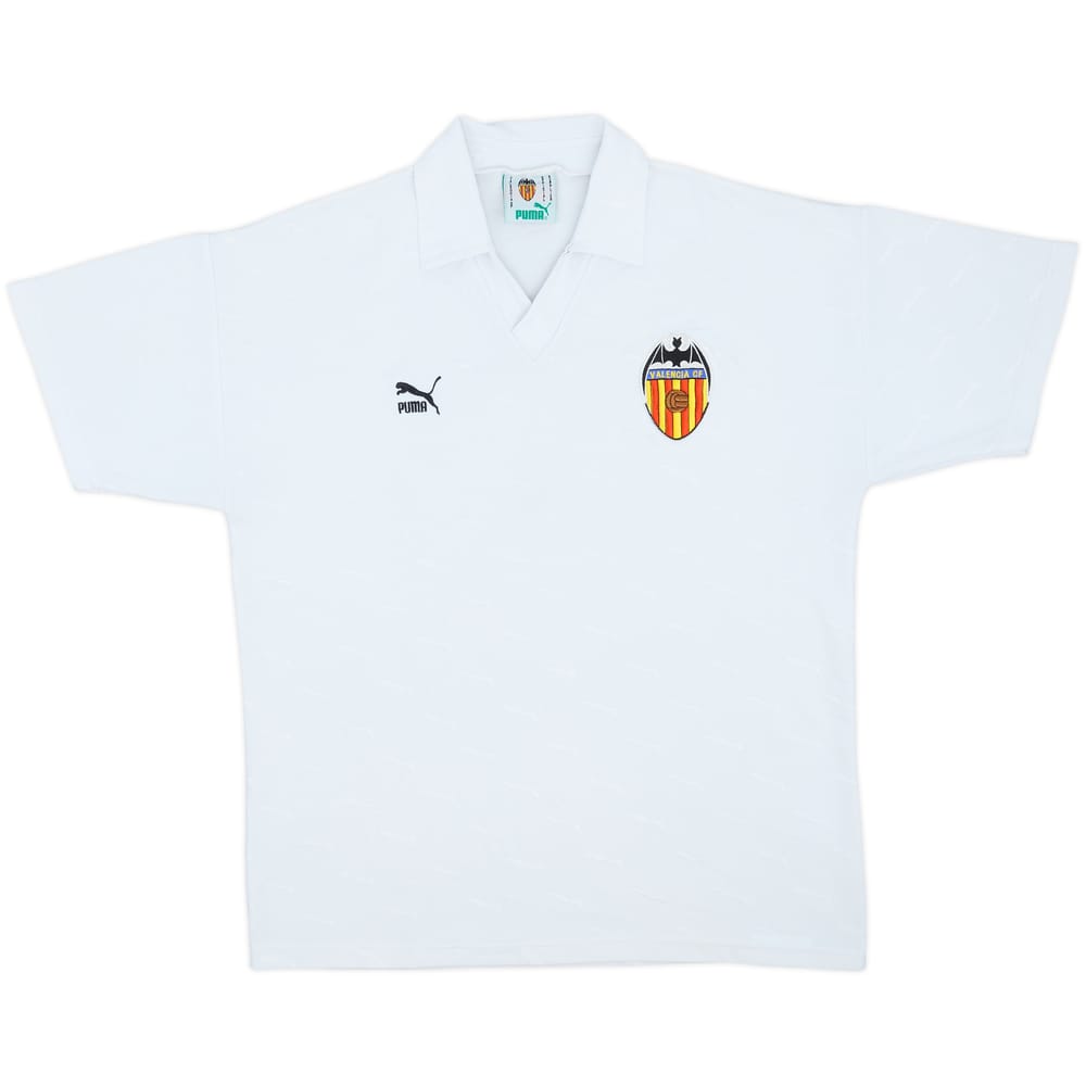 1990-92 Valencia Home Shirt - 8/10 - (L)