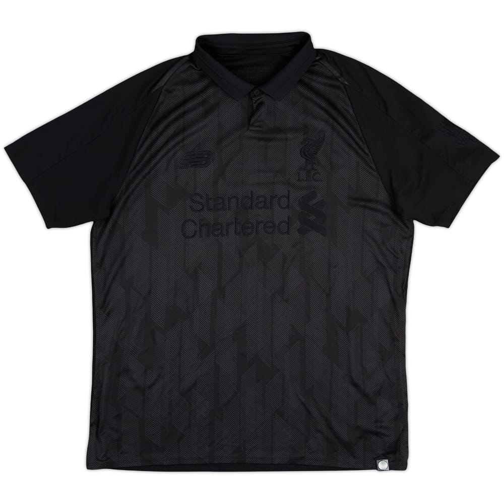 2018-19 Liverpool Blackout Shirt - 8/10 - (L)