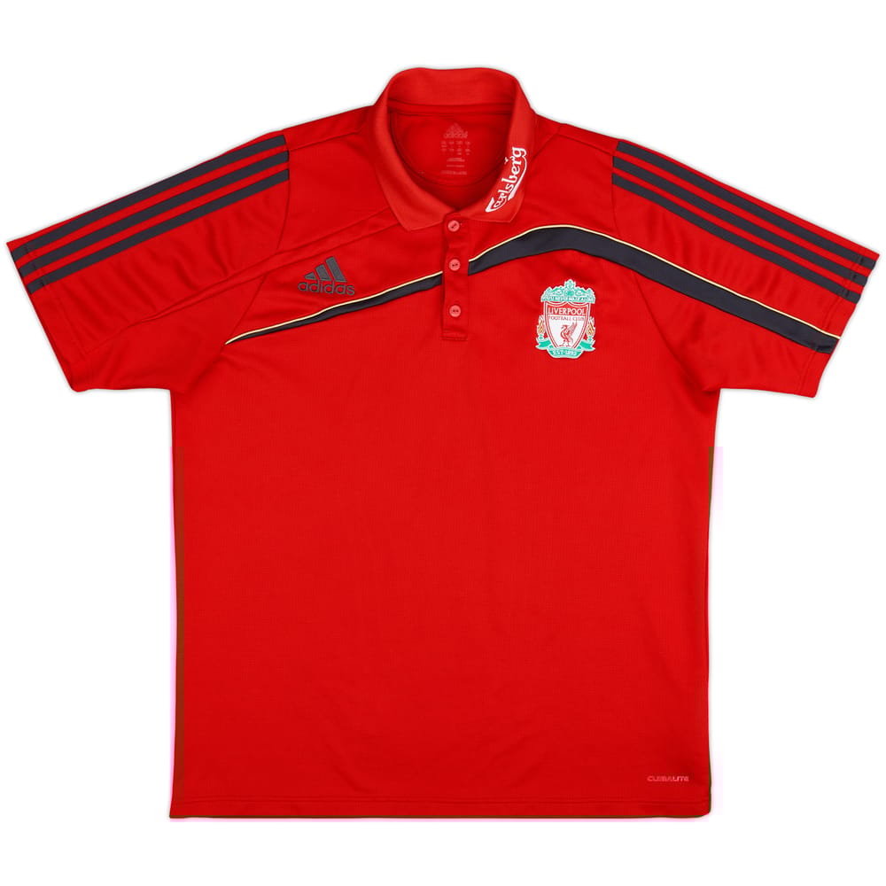 2009-10 Liverpool adidas Polo Shirt - 8/10 - (L)