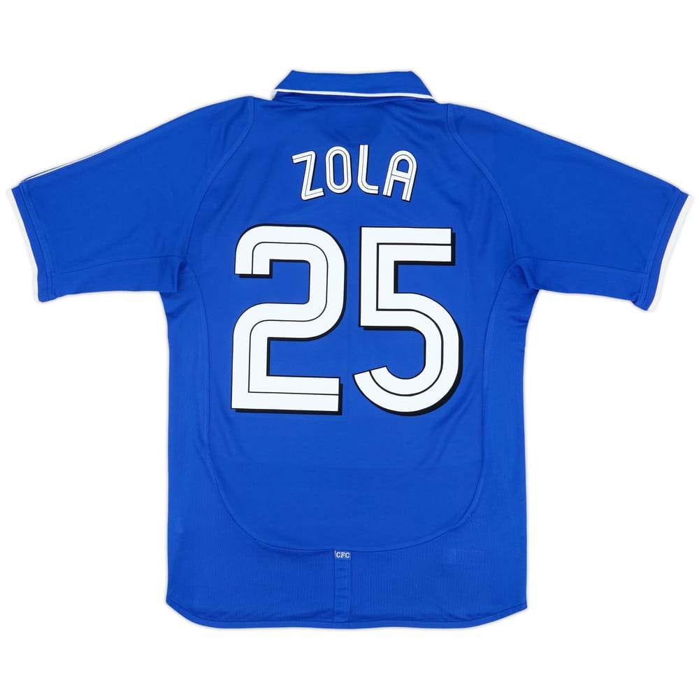 2001-03 Chelsea Home Shirt Zola #25 - 8/10 - (S)