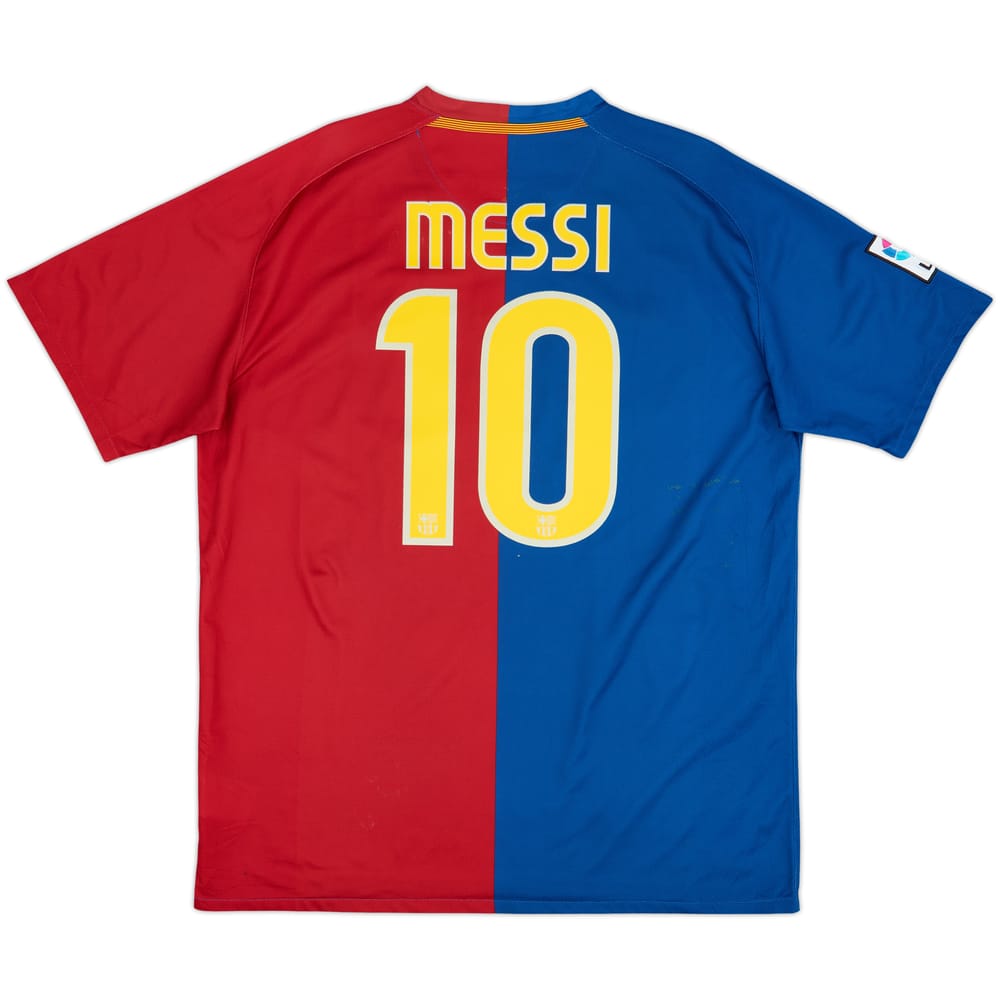 2008-09 Barcelona Home Shirt Messi #10 - 5/10 - (XL)