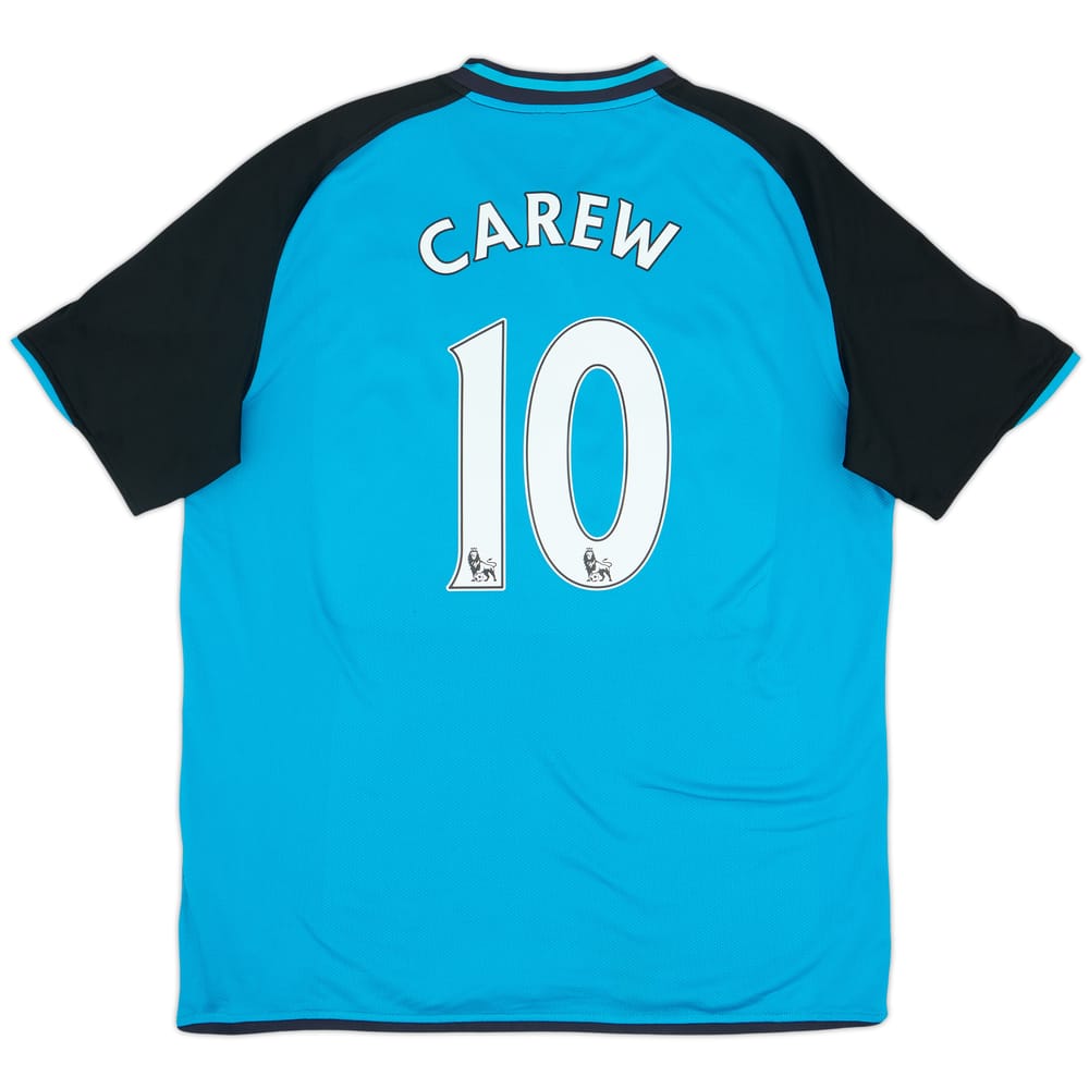 2008-09 Aston Villa Away Shirt Carew #10 - 7/10 - (XL)