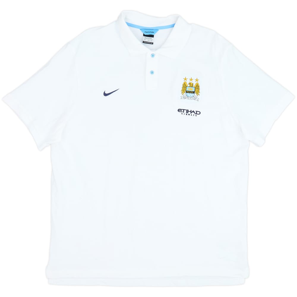 2013-14 Manchester City Nike Polo Shirt - 8/10 - (XXL)