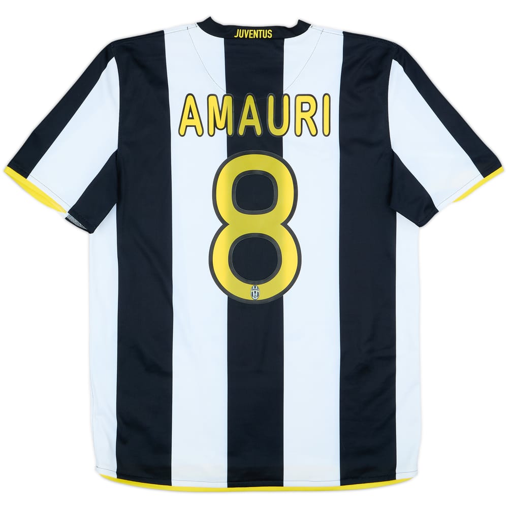 2008-09 Juventus Home Shirt Amauri #8 - 6/10 - (M)