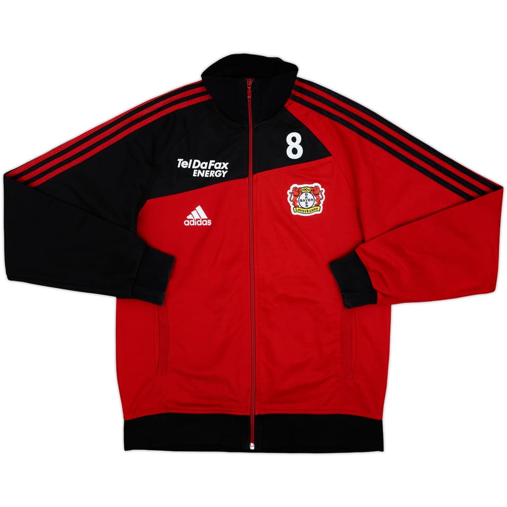2008-09 Bayer Leverkusen Player Issue adidas Track Jacket #8 (R. Augusto) - 7/10 - (M)