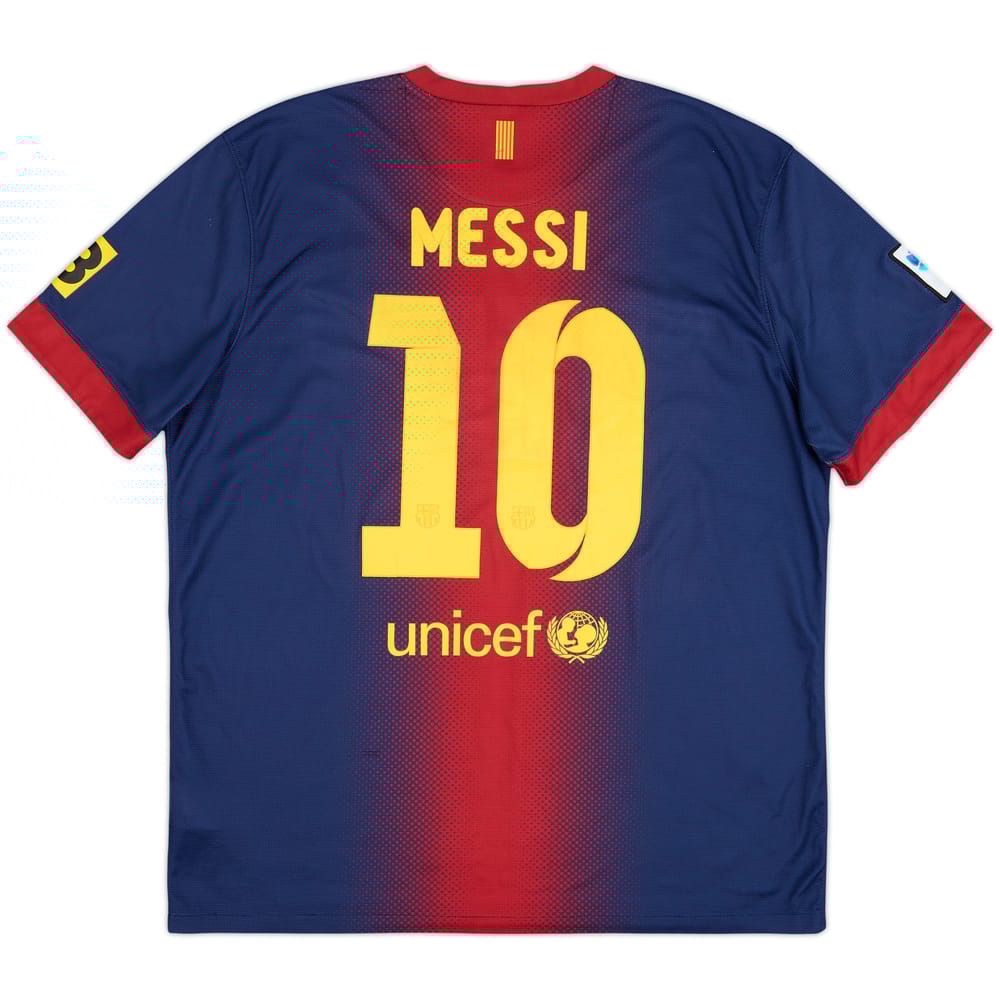 2012-13 Barcelona Home Shirt Messi #10 - 6/10 - (XL)