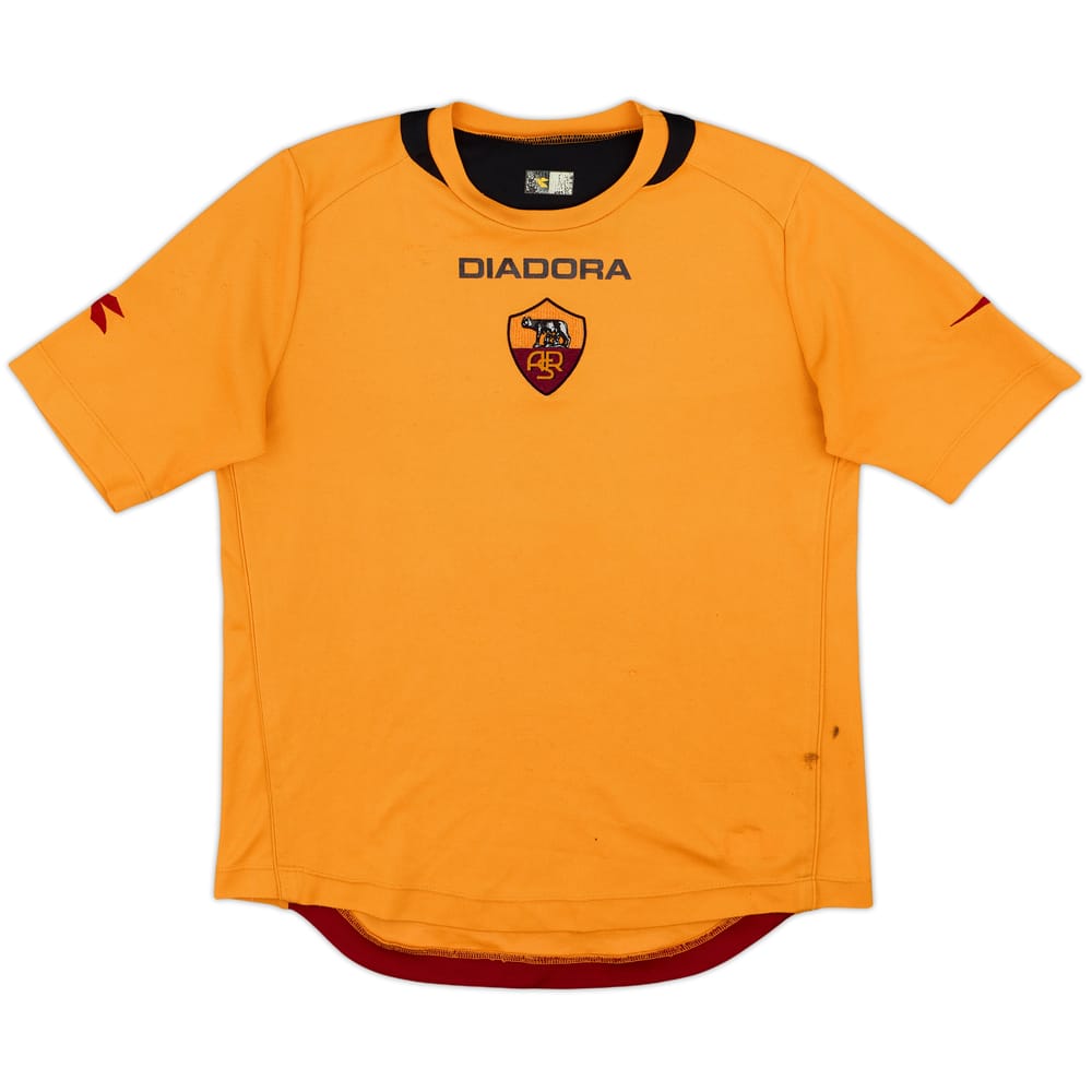 2003-04 Roma Diadora Training Shirt - 5/10 - (M)