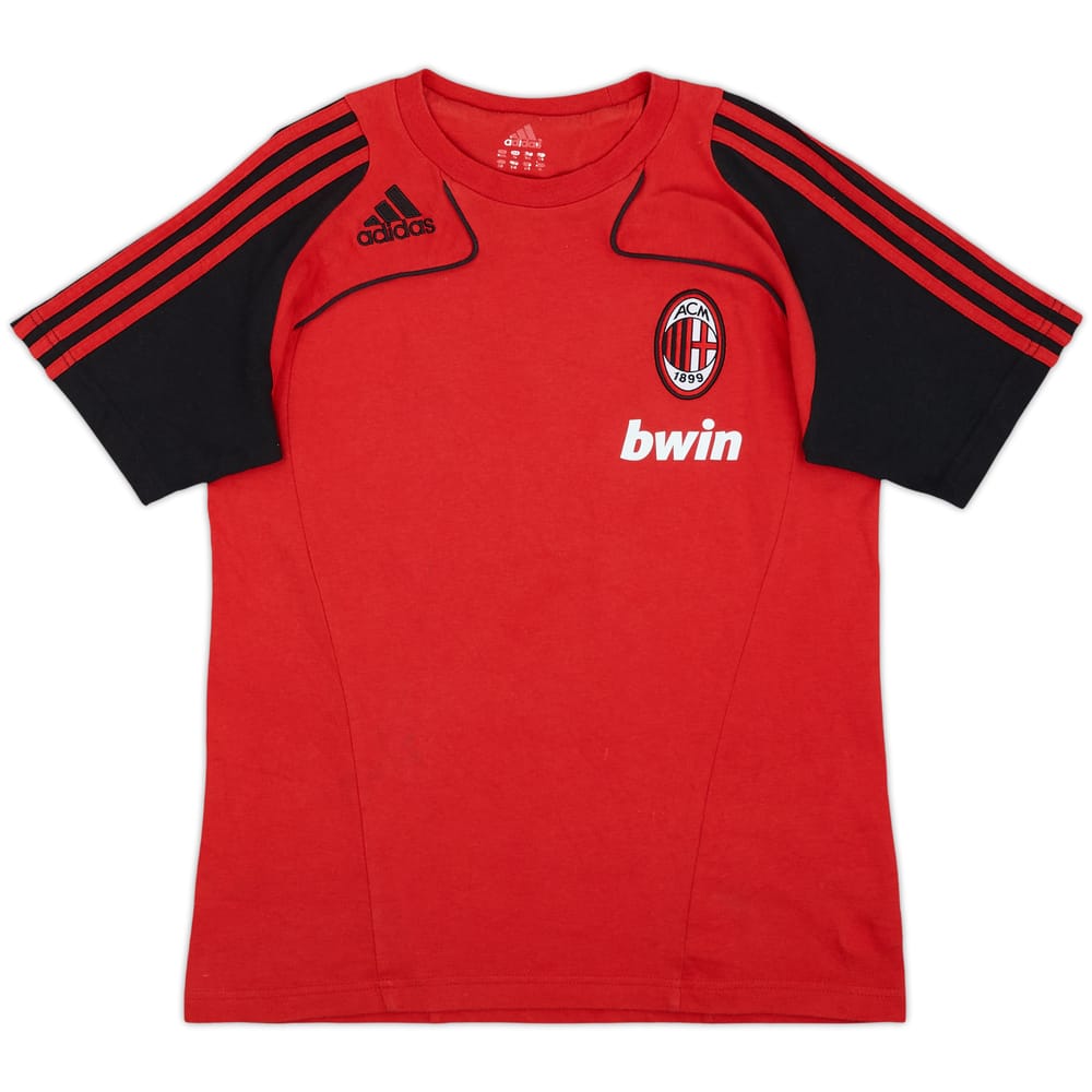2008-09 AC Milan adidas Cotton Tee - 7/10 - (XL.Boys)