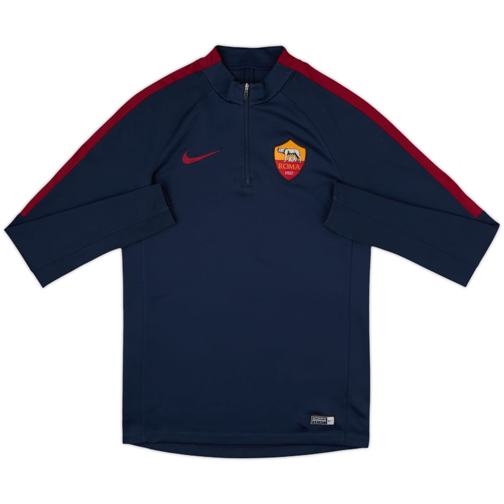 2016-17 Roma Nike 1/4 Zip Drill Top - 7/10 - (S)