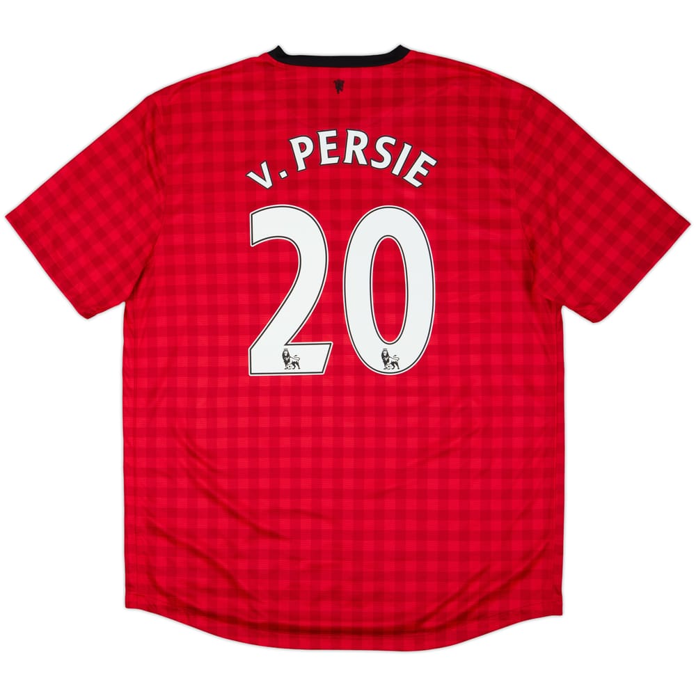 2012-13 Manchester United Home Shirt V.Persie #20 - 7/10 - (XL)