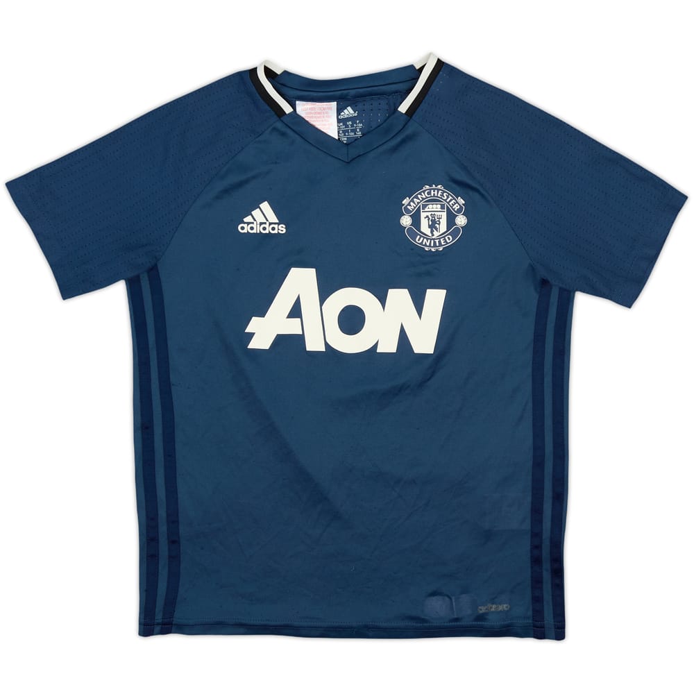 2016-17 Manchester United adizero Training Shirt - 8/10 - (S.Boys)