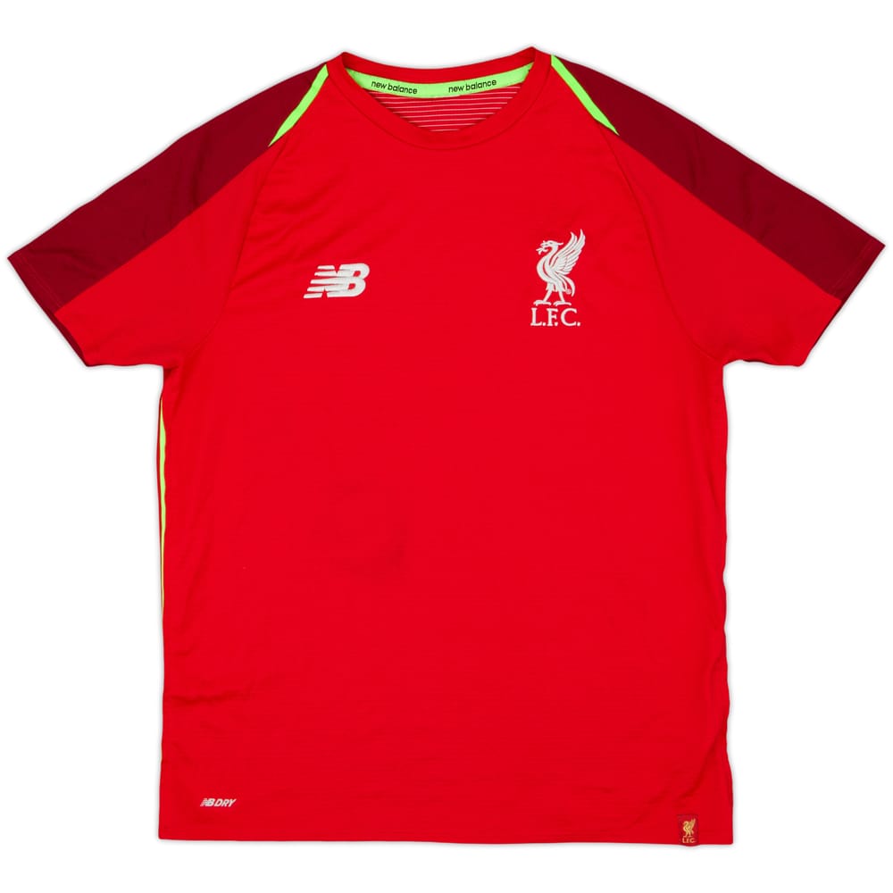 2018-19 Liverpool New Balance Training Shirt - 7/10 - (L.Boys)