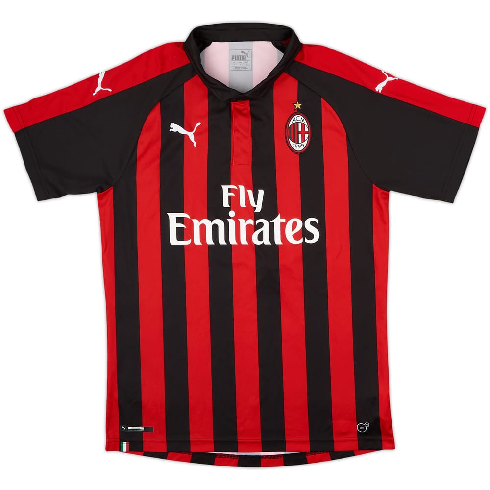 2018-19 AC Milan Home Shirt - 10/10 - (L)