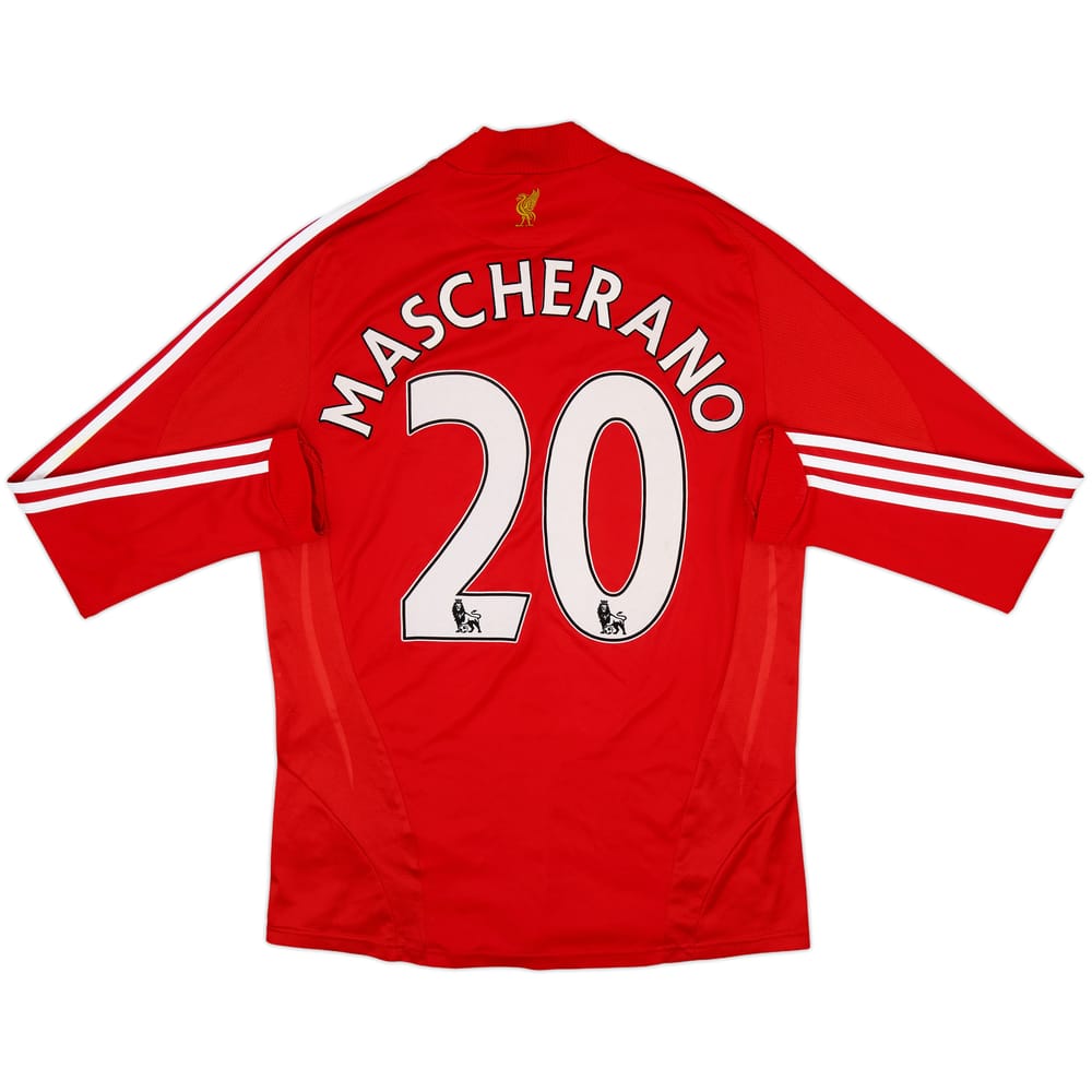 2008-10 Liverpool Home L/S Shirt Mascherano #20 - 8/10 - (M)