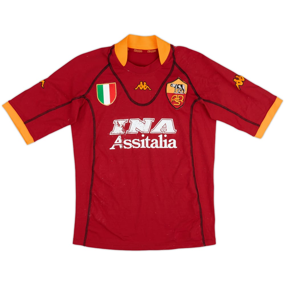 2001-02 Roma Home Shirt - 5/10 - (M)