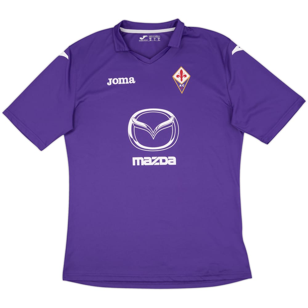 2013-14 Fiorentina Basic Home Shirt - 8/10 - (XL)