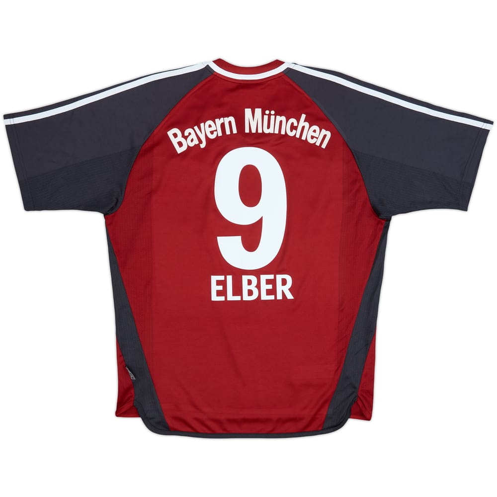 2002-03 Bayern Munich Home Shirt Elber #9 - 6/10 - (M)