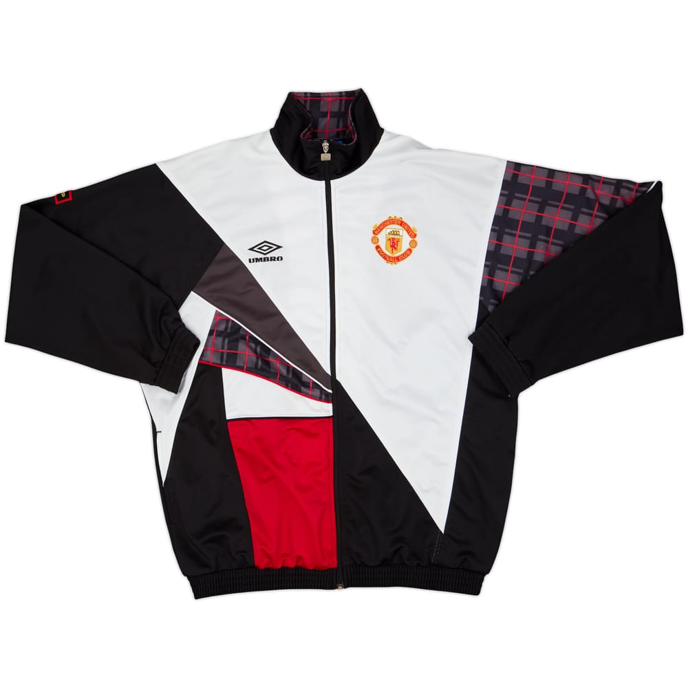 1992-93 Manchester United Umbro Track Jacket - 7/10 - (L)