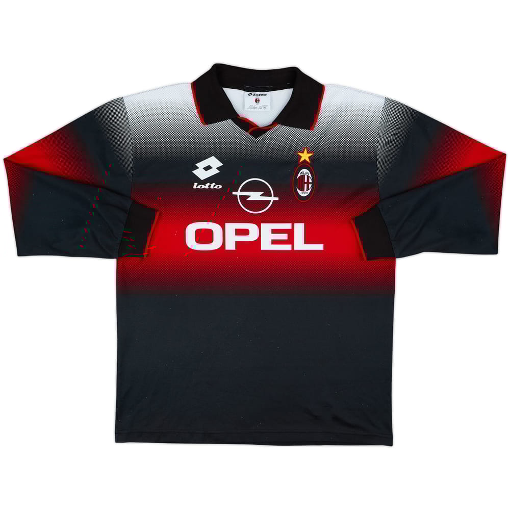1995-96 AC Milan Lotto Training Shirt - 7/10 - (L)