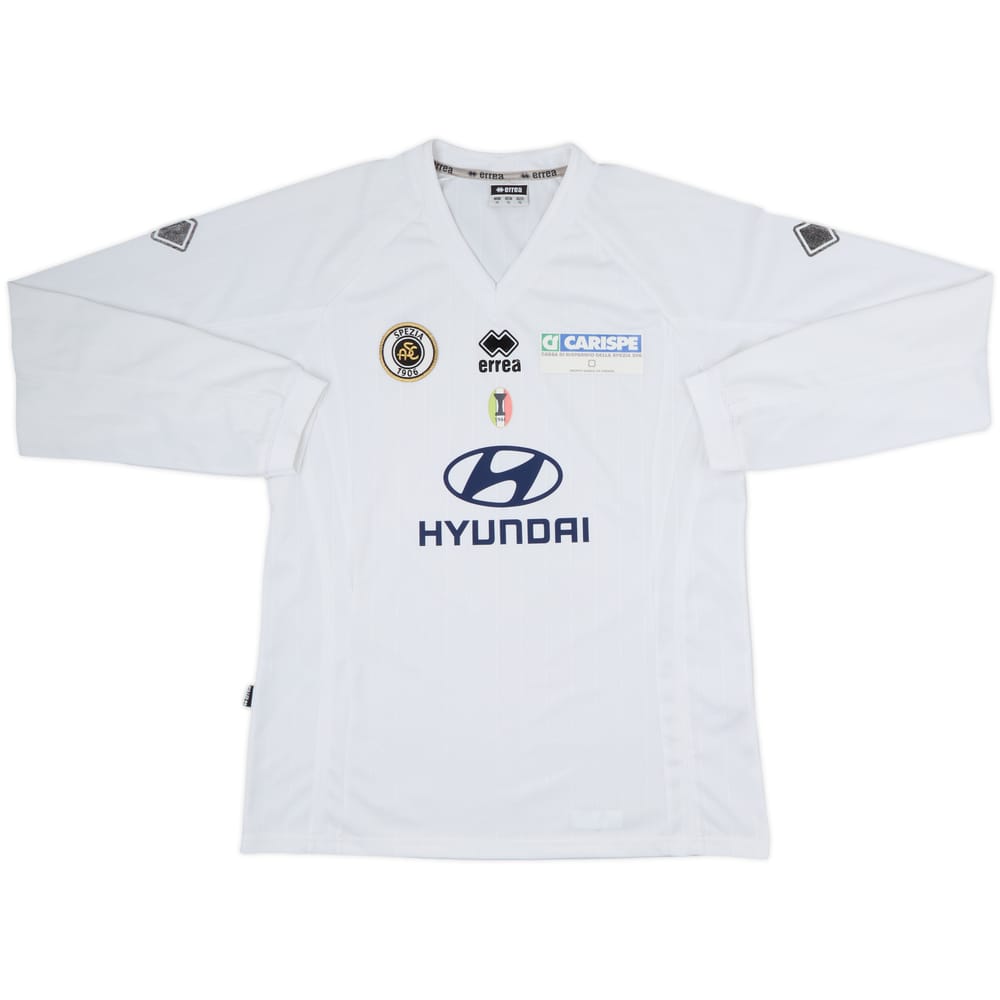 2007-08 Spezia Home L/S Shirt - 7/10 - (XL)