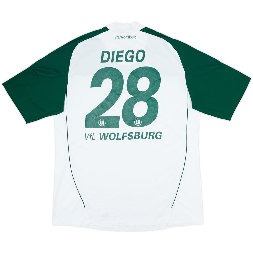 2010-11 Wolfsburg Home Shirt Diego #28 - 5/10 - (XL)