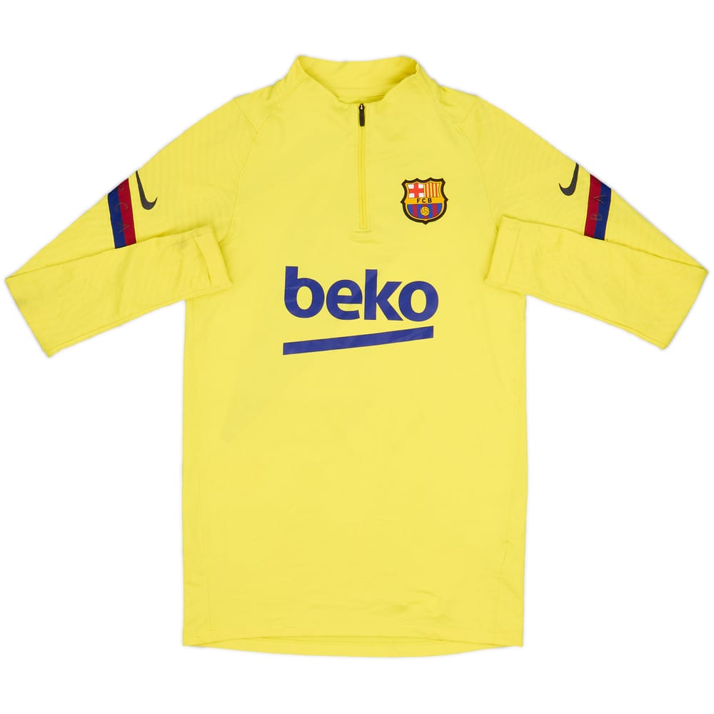 2020-21 Barcelona Nike Vaporknit 1/4 Zip Drill Top - 4/10 - (S)