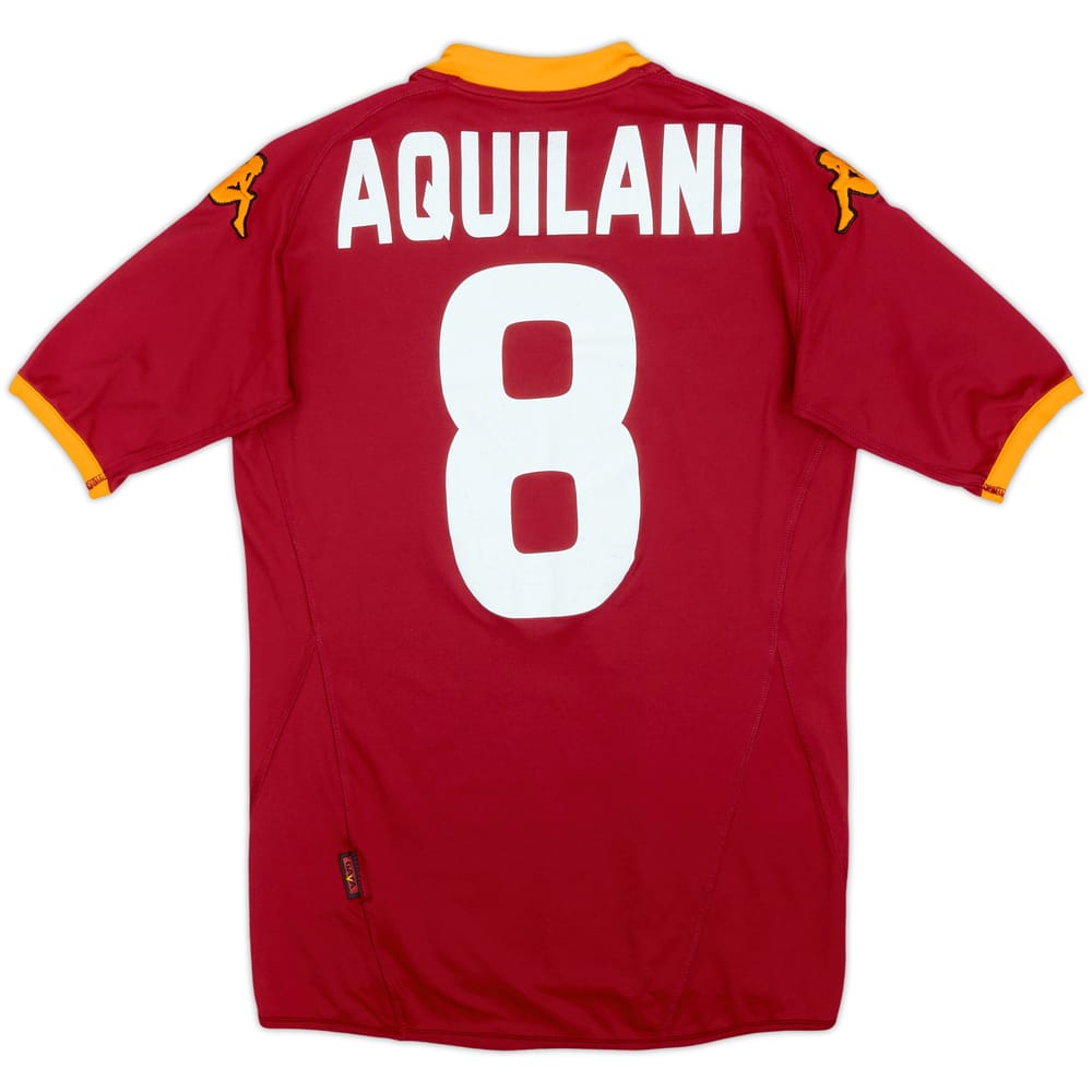 2008-09 Roma Home Shirt Aquilani #8 - 6/10 - (S)