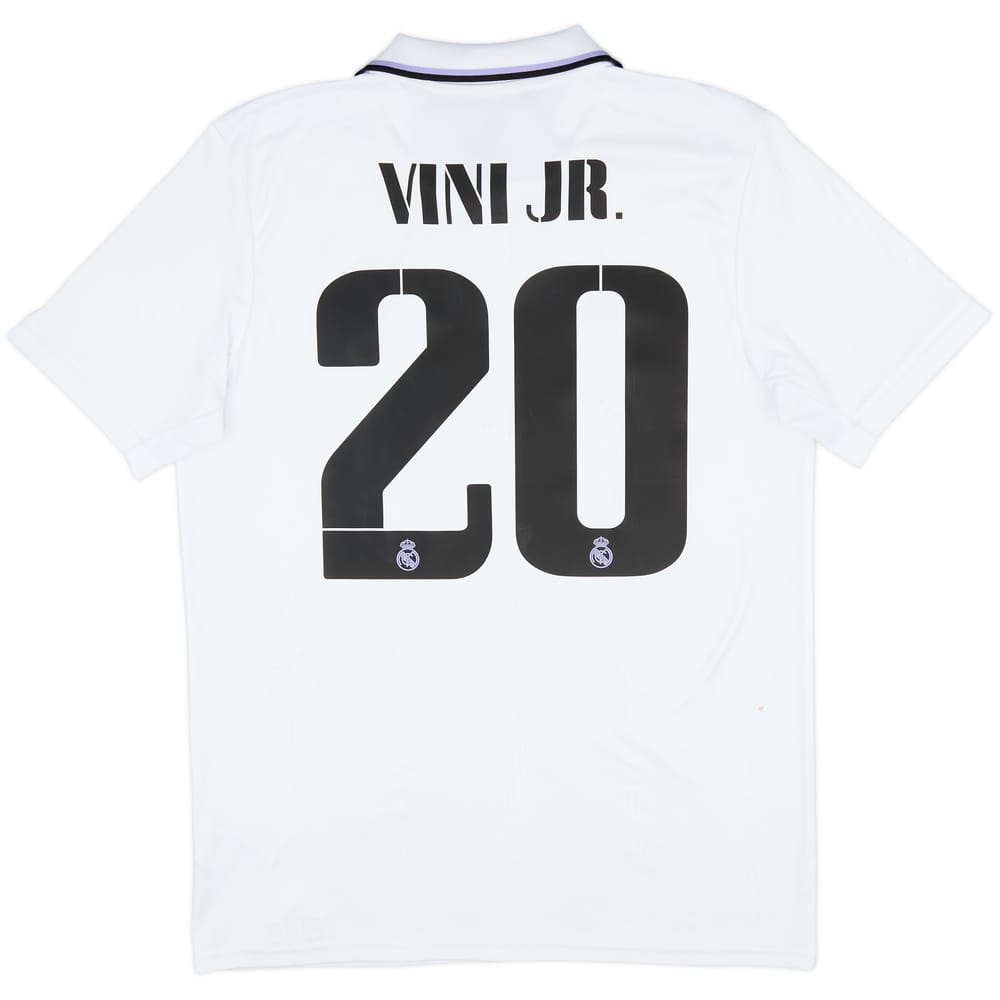 2022-23 Real Madrid Home Shirt Vini Jr #20 - 5/10 - (L)