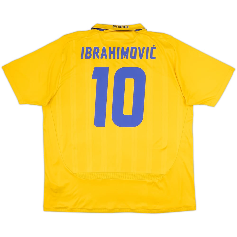 2009-10 Sweden Home Shirt Ibrahimovic #10 - 8/10 - (XXL)