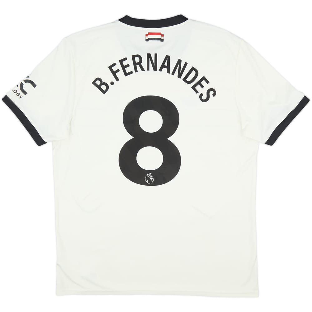 2024-25 Manchester United Third Shirt B.Fernandes #8 - 8/10 - (XL)