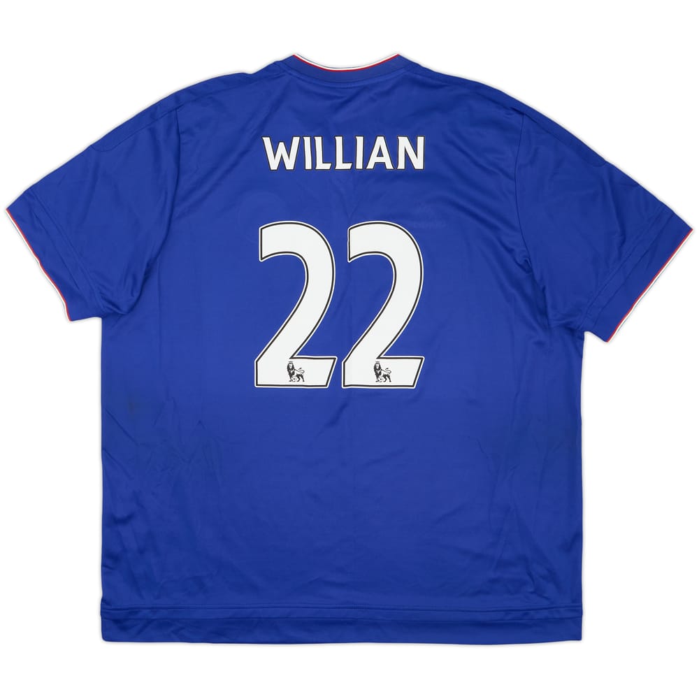2015-16 Chelsea Home Shirt Willian #22 - 6/10 - (XXL)