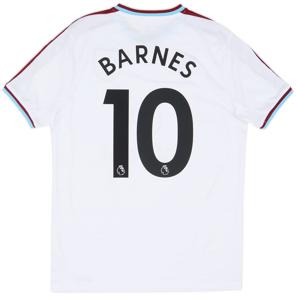 2017-18 Burnley Away Shirt Barnes #10 - 9/10 - (M)
