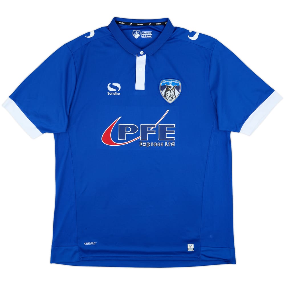 2016-18 Oldham Athletic Home Shirt - 9/10 - (XL)