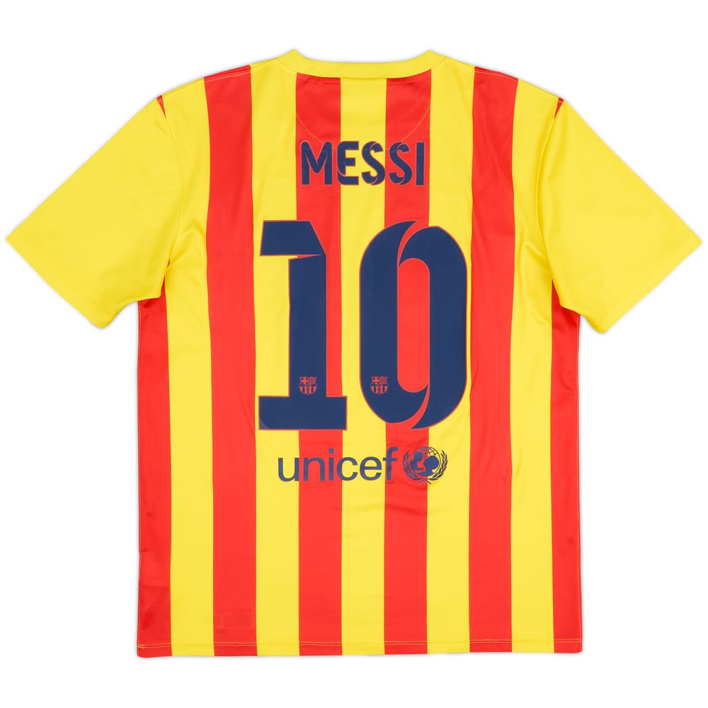 2013-15 Barcelona Basic Away Shirt Messi #10 - 8/10 - (M)
