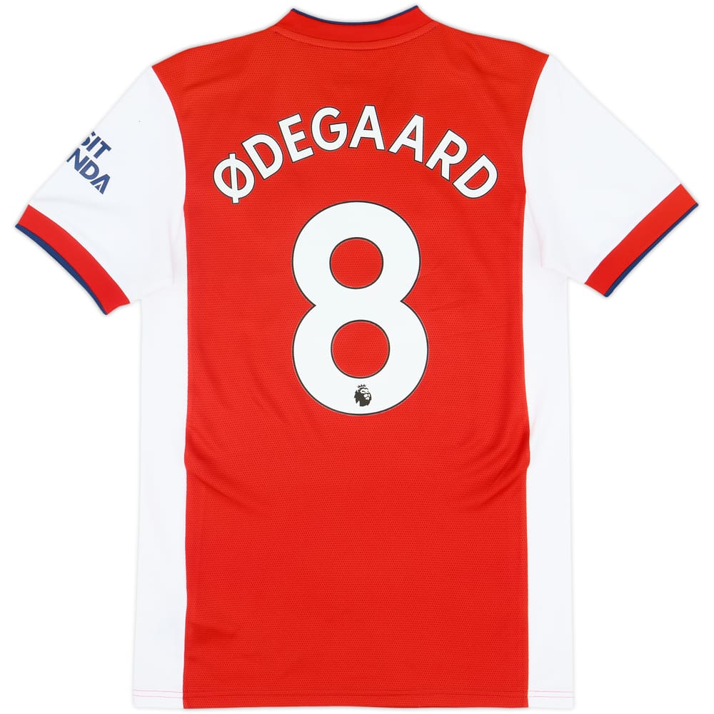 2021-22 Arsenal Home Shirt Odegaard #8 - 8/10 - (S)