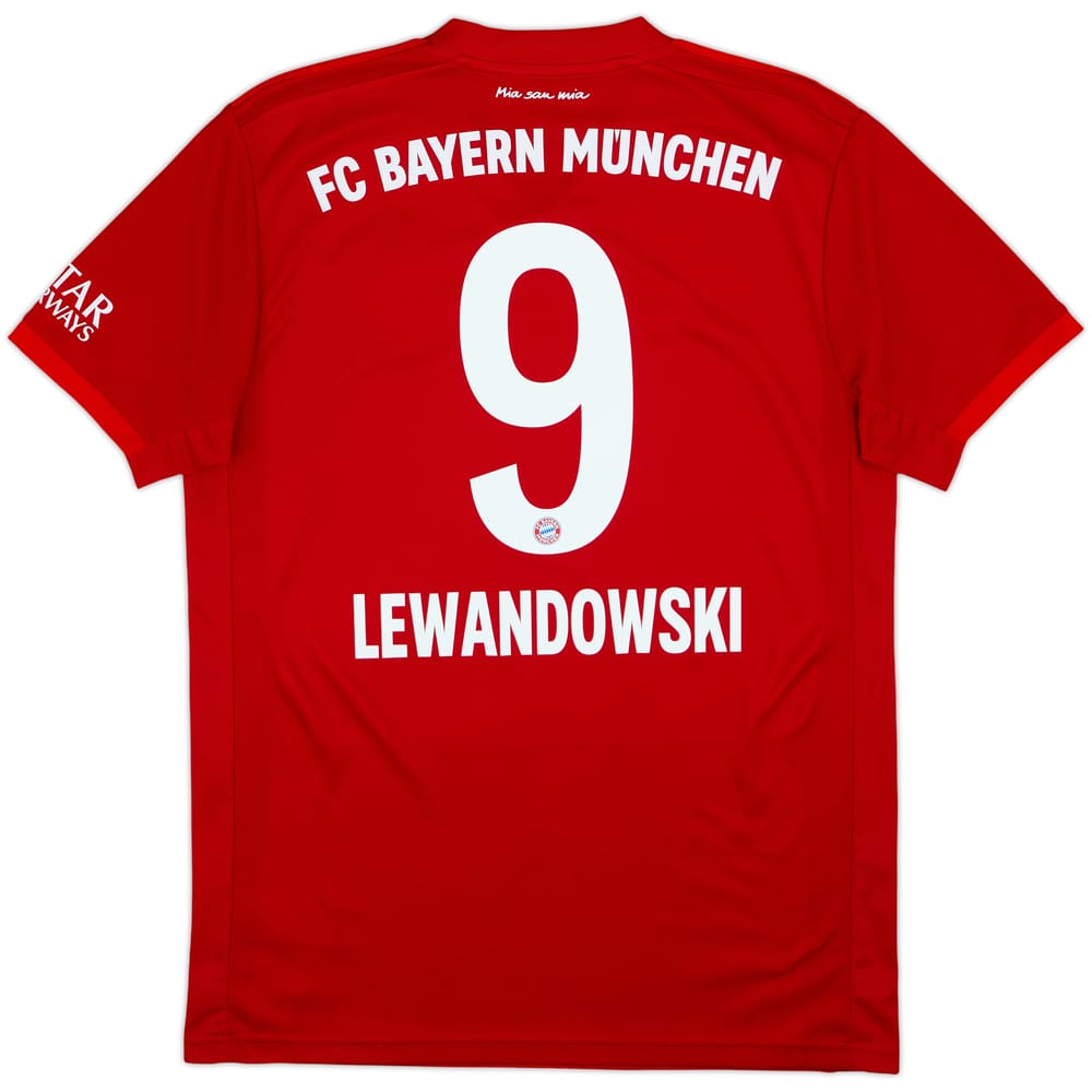 2019-20 Bayern Munich Home Shirt Lewandowski #9 - 8/10 - (M)