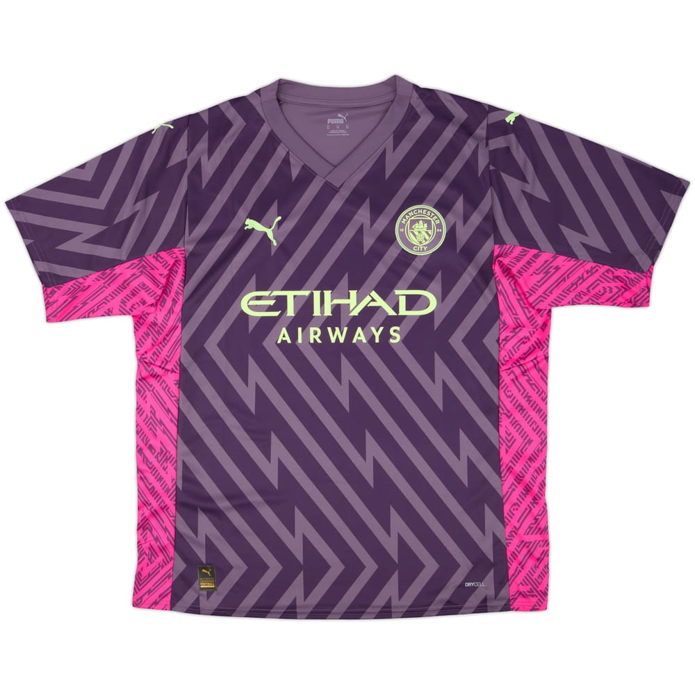 2023-24 Manchester City GK S/S Shirt - 10/10 - (XL)