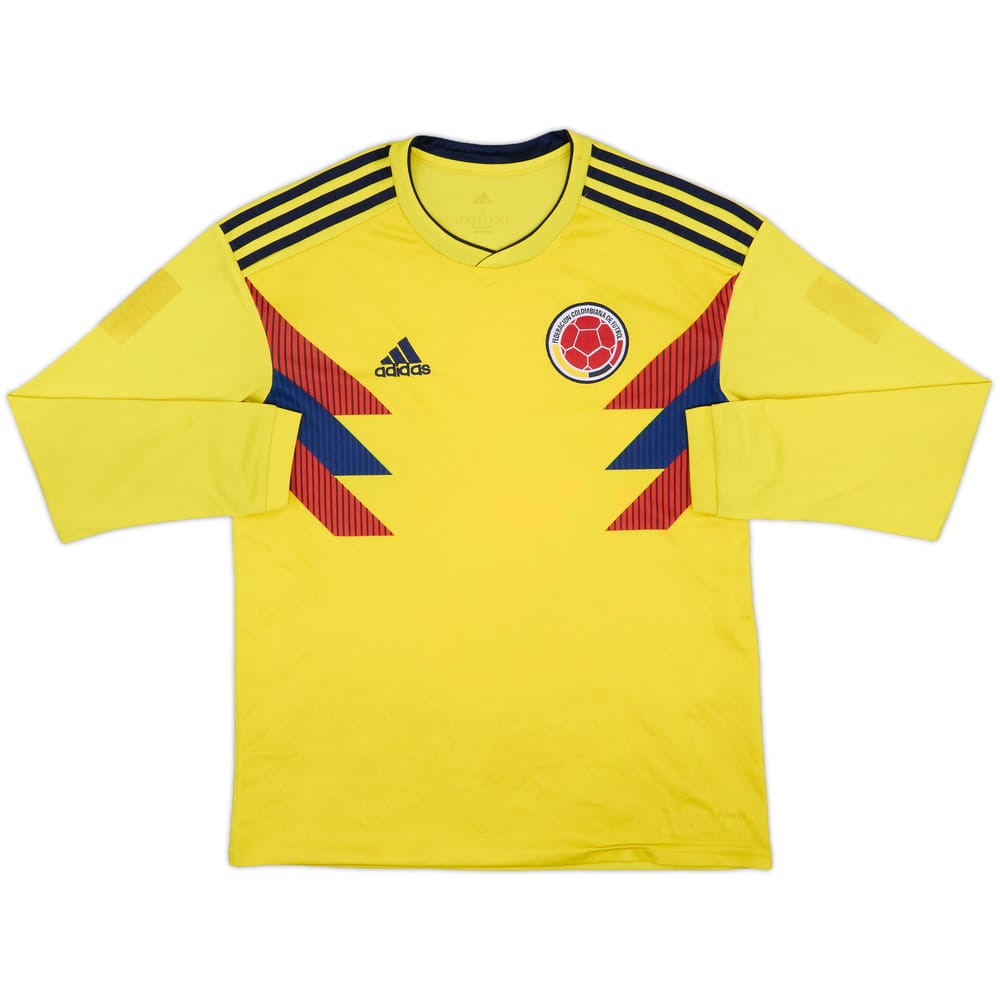 2018-19 Colombia Home L/S Shirt - 5/10 - (S)
