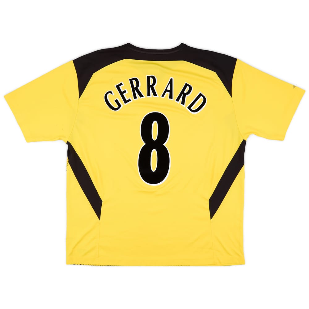 2004-06 Liverpool Away Shirt Gerrard #8 - 8/10 - (XL)