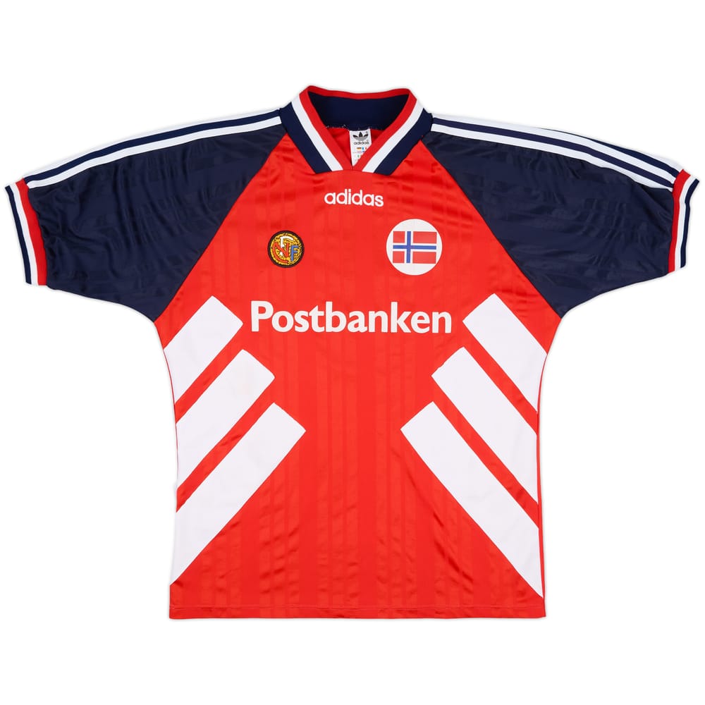 1994-96 Norway Match Issue Home Shirt #4