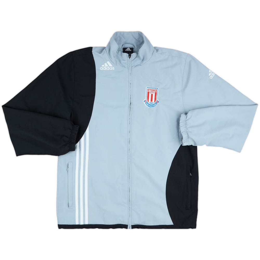 2009-10 adidas Track Jacket (Stoke City) - 7/10 - (M/L)