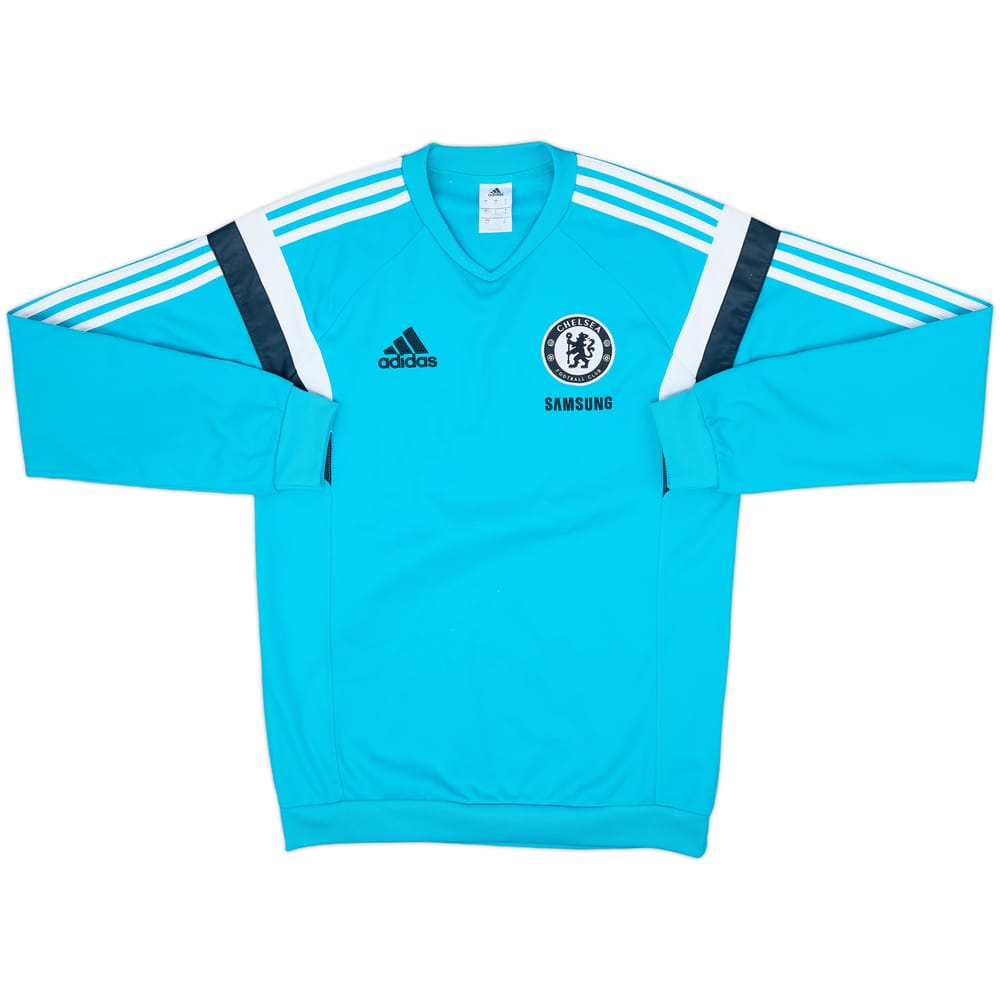 2014-15 Chelsea adidas Sweat Top - 10/10 - (S)