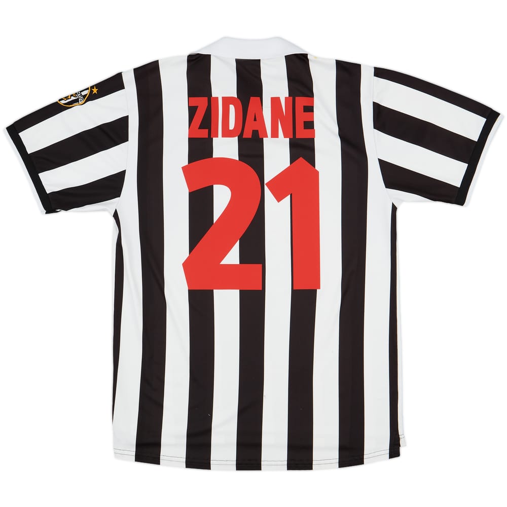 1998-99 Juventus Home Shirt Zidane #21 - 7/10 - (L)