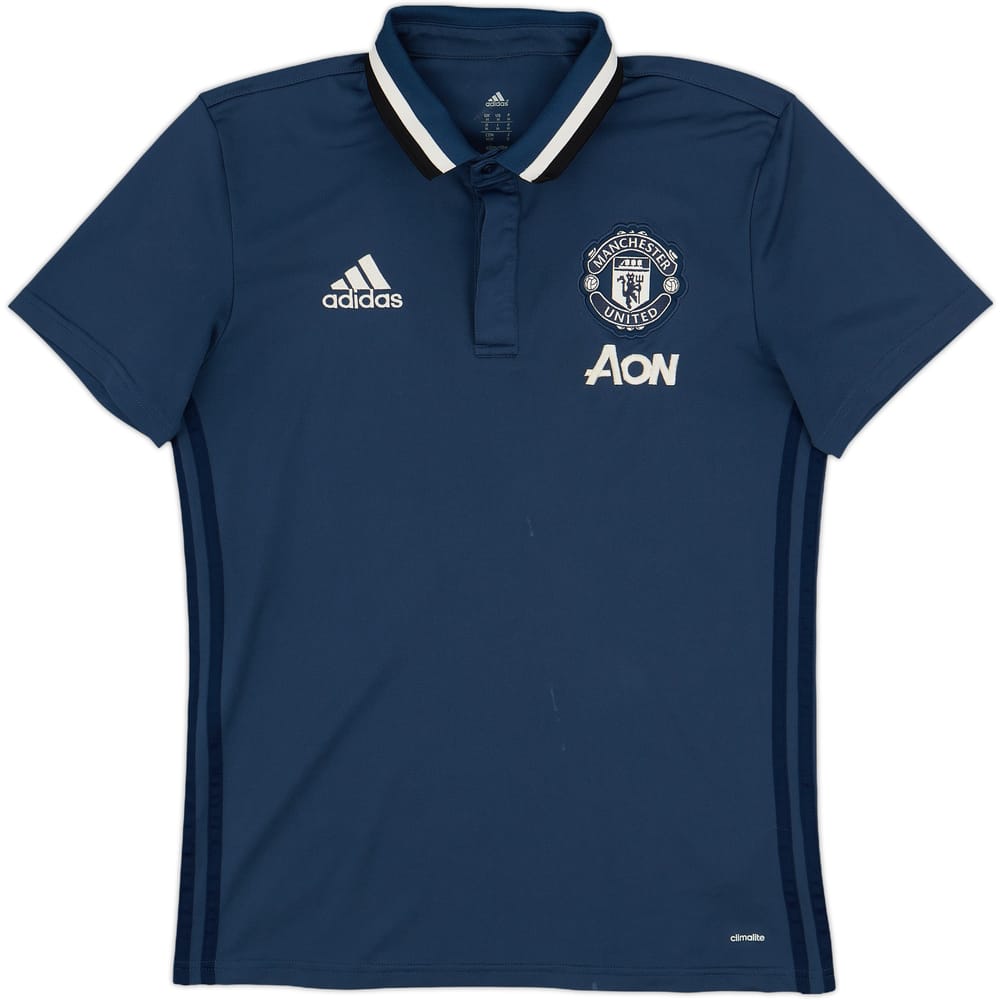2016-17 Manchester United adidas Polo Shirt - 7/10 - (M)