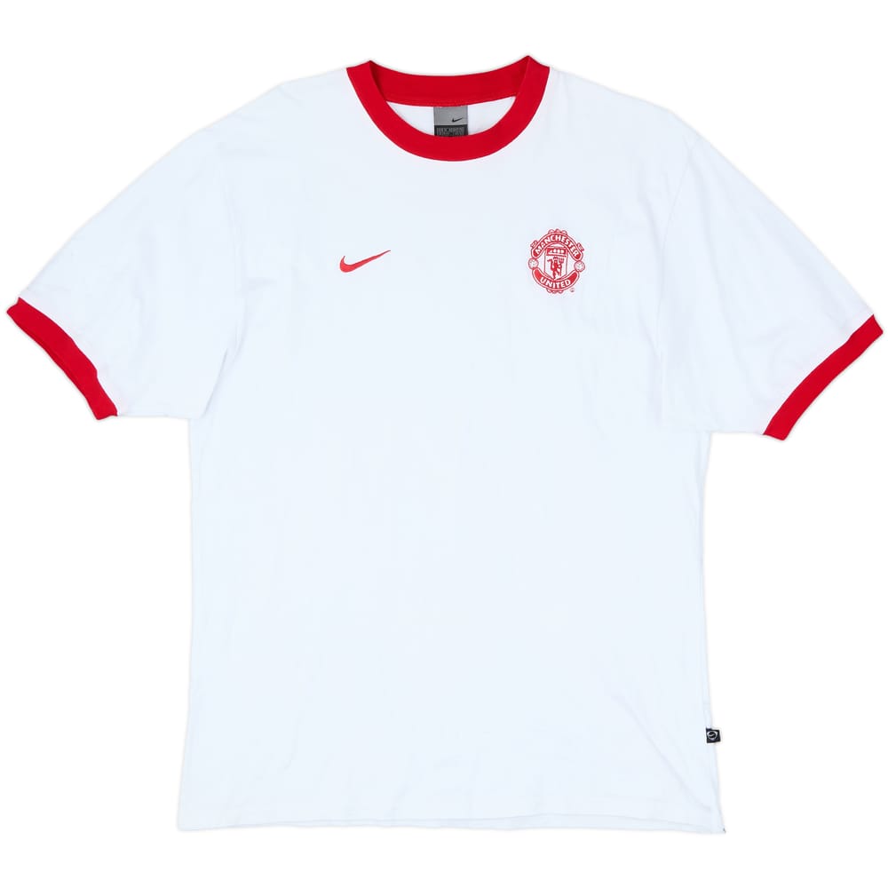 2003-04 Manchester United Nike Cotton Tee - 7/10 - (M)