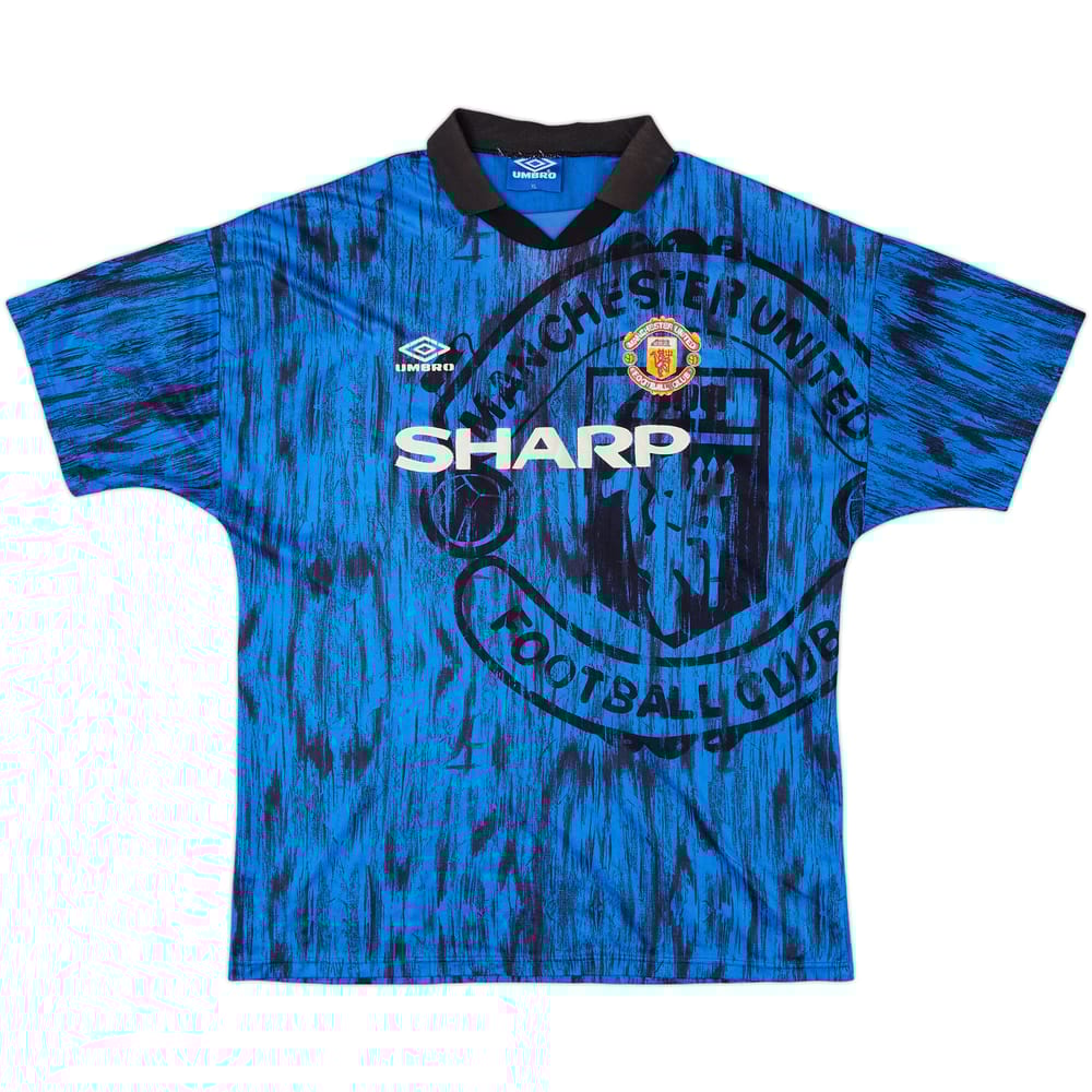 1992-93 Manchester United Away Shirt - 6/10 - (XL)