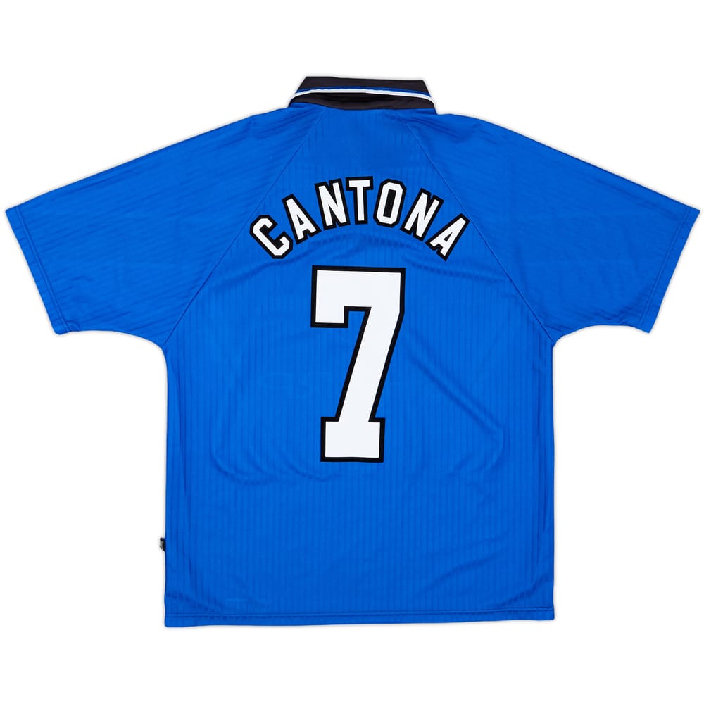 1996-98 Manchester United Third Shirt Cantona #7 - 8/10 - (M)